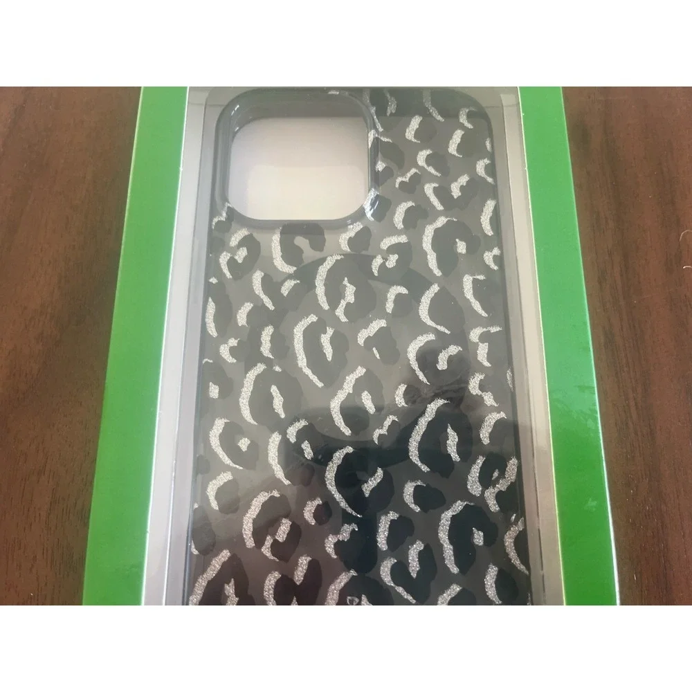 KATE SPADE Protective Case Magsafe For IPHONE 16 PRO MAX Good Black‎ Leopard